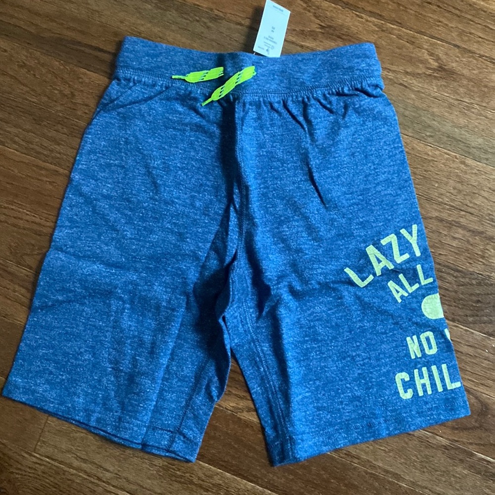 Gap Kids Shorts. Color is like a marled blue.